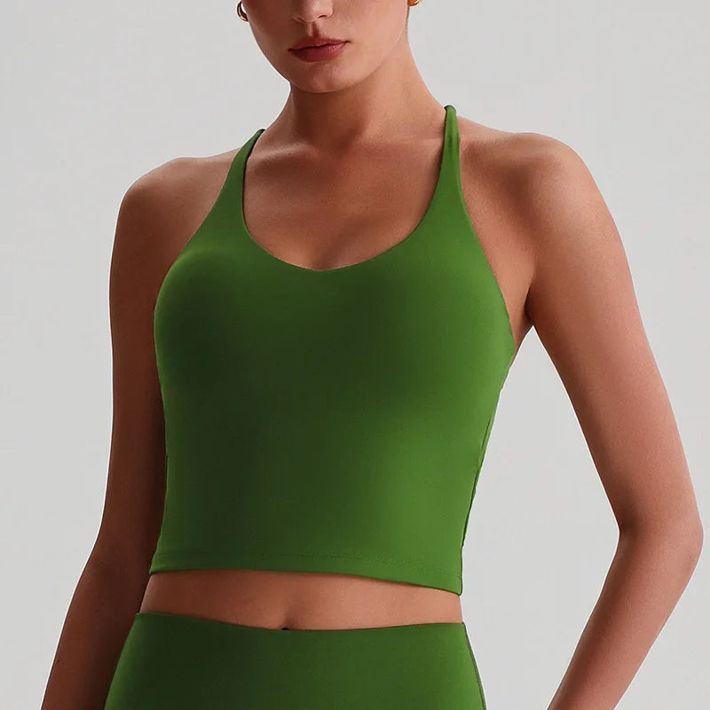 יולי – Yuli Cross-Back AirFit Yoga Top