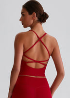 יולי – Yuli Cross-Back AirFit Yoga Top