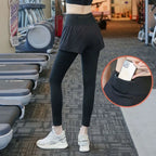 טייץ “ויולט” – טייץ יוגה היי־וויסט מחטב ונושם לנשים | Seamless Fit