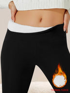 טייץ “מירה” – טייץ יוגה מחמם עם פליס פנימי וגזרה מחטבת לחורף