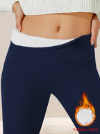 טייץ “מירה” – טייץ יוגה מחמם עם פליס פנימי וגזרה מחטבת לחורף