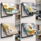 תמונת דקורציה “מסגרת מודרנית עם שעון קיר”