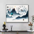 תמונת דקורציה “מסגרת מודרנית עם שעון קיר”