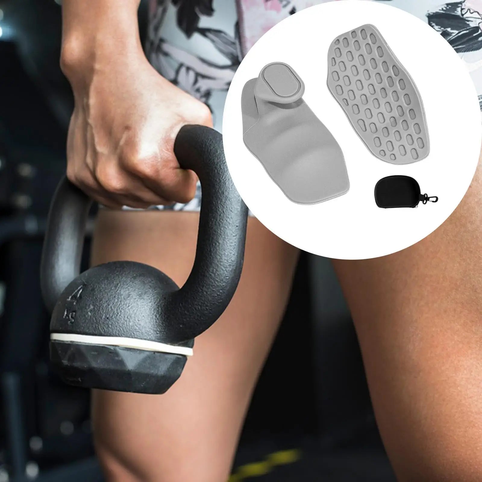 זוג גריפי סיליקון מקצועיים להרמת משקולות