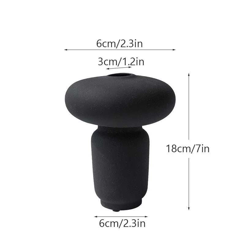 ואזה קרמית "יקי" בעיצוב נורדי לאיקבנה – 18 ס״מ