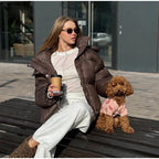 מעיל “אלין” – מעיל חורף קצר עם קפוצ׳ון לגברת האורבנית