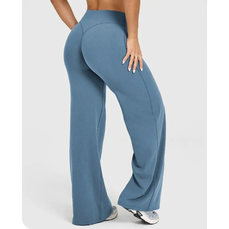 טייץ “ליאן” – טייץ יוגה קייצי רחב בגזרה גבוהה ונשפכת