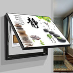 תמונת דקורציה “מסגרת מודרנית עם שעון קיר”