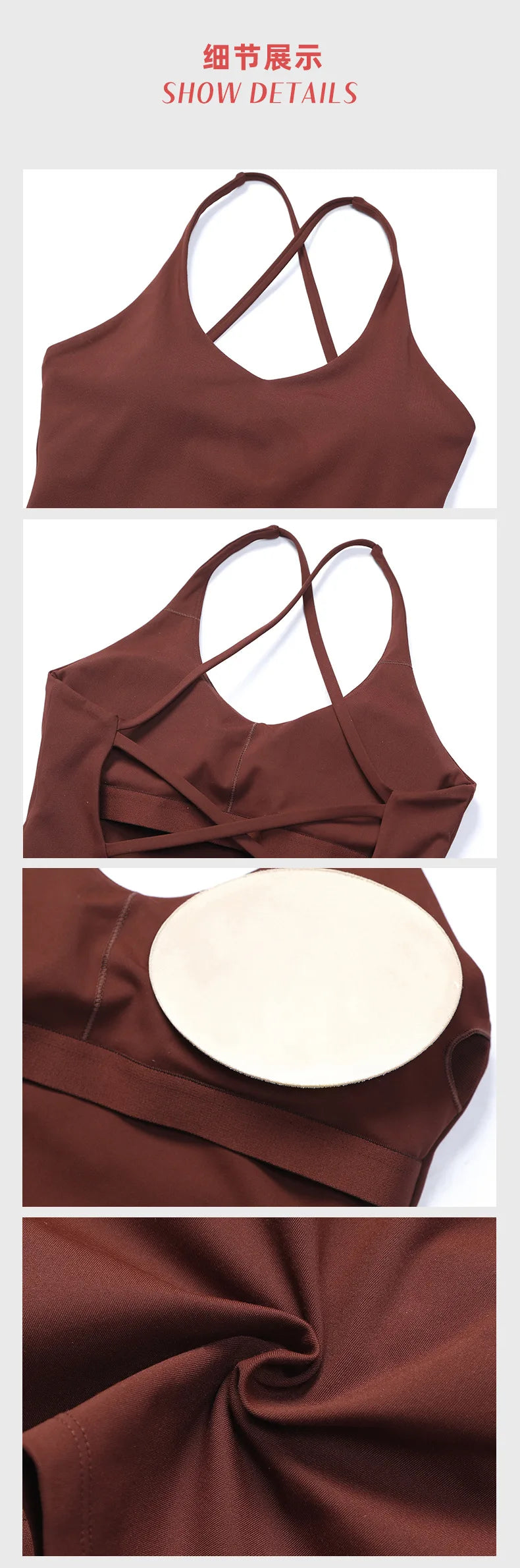 יולי – Yuli Cross-Back AirFit Yoga Top