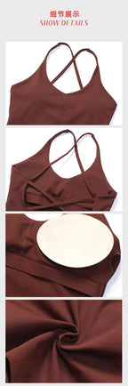 יולי – Yuli Cross-Back AirFit Yoga Top