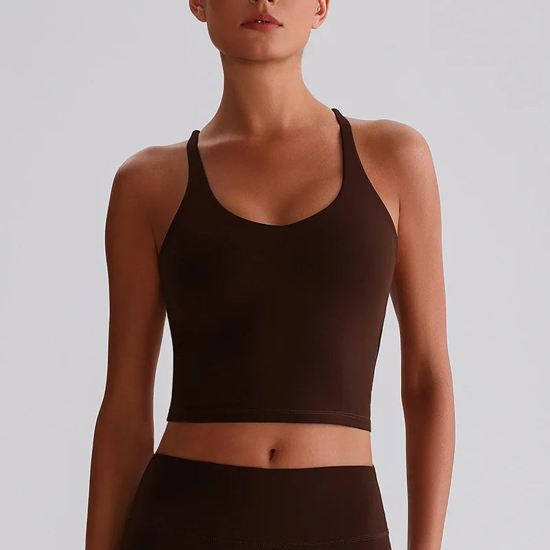יולי – Yuli Cross-Back AirFit Yoga Top