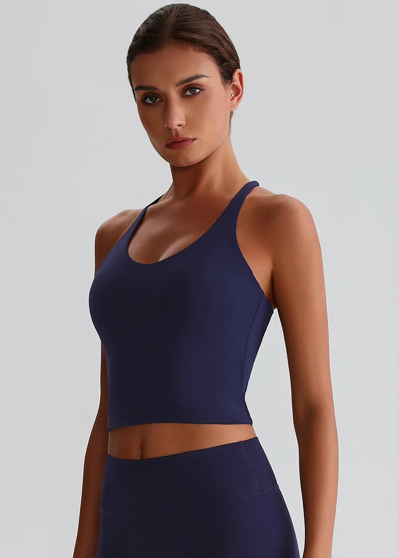 יולי – Yuli Cross-Back AirFit Yoga Top