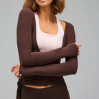 חולצת "אלורה" – Elora Wrap Yoga Top