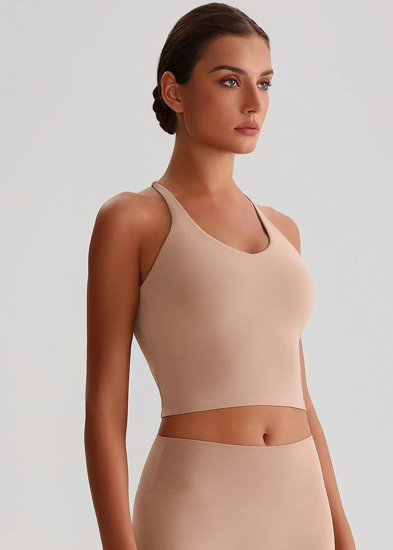 יולי – Yuli Cross-Back AirFit Yoga Top