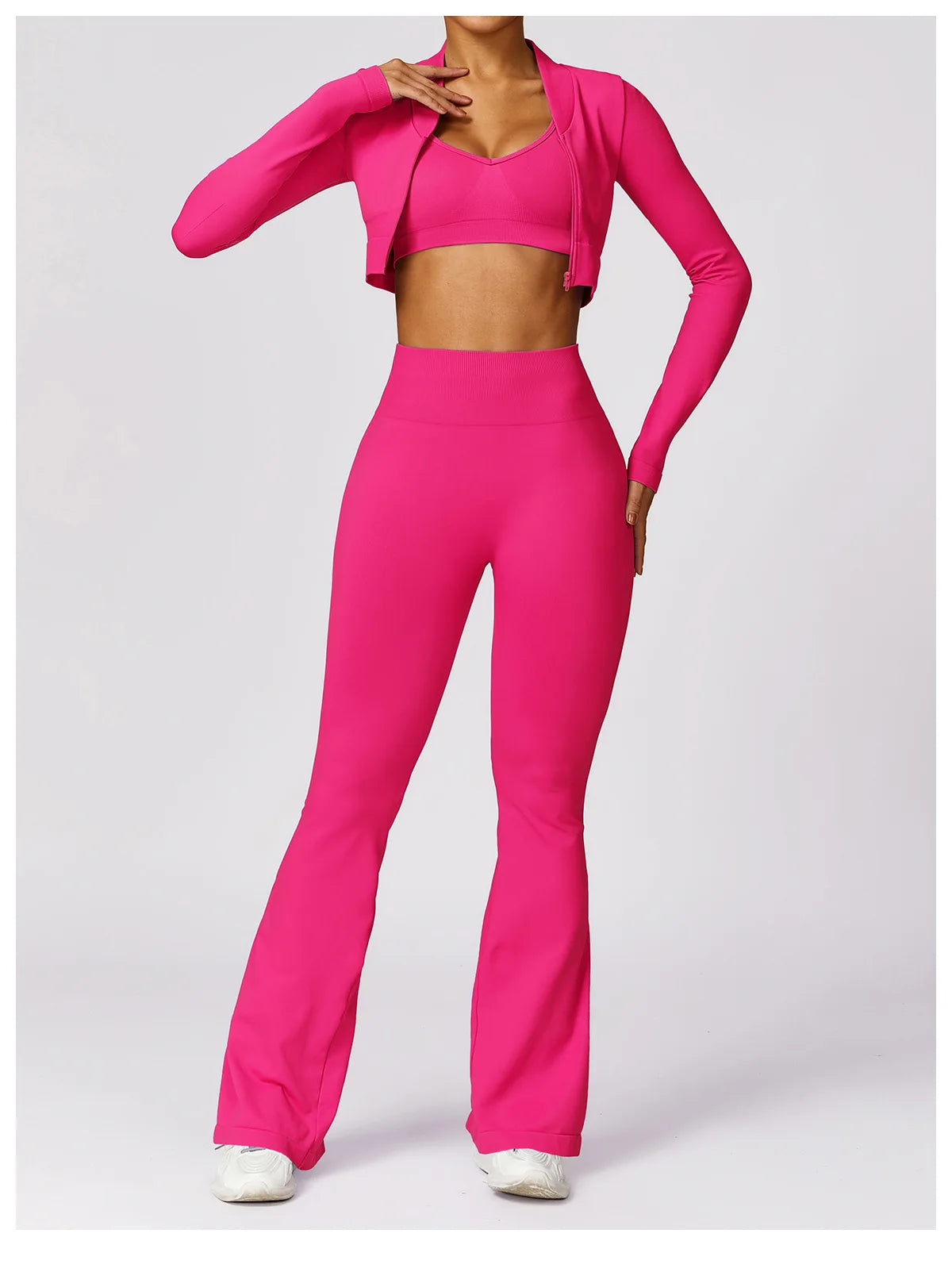 טייץ "אליסה" – Alisa Flare Sculpt Yoga Pants