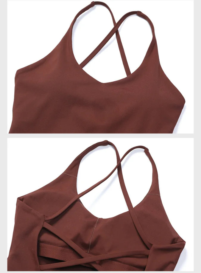 יולי – Yuli Cross-Back AirFit Yoga Top