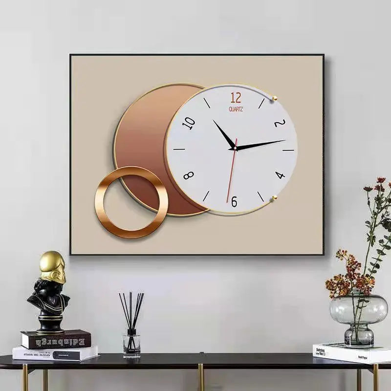 תמונת דקורציה “מסגרת מודרנית עם שעון קיר”