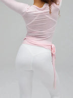 חולצת "אלורה" – Elora Wrap Yoga Top