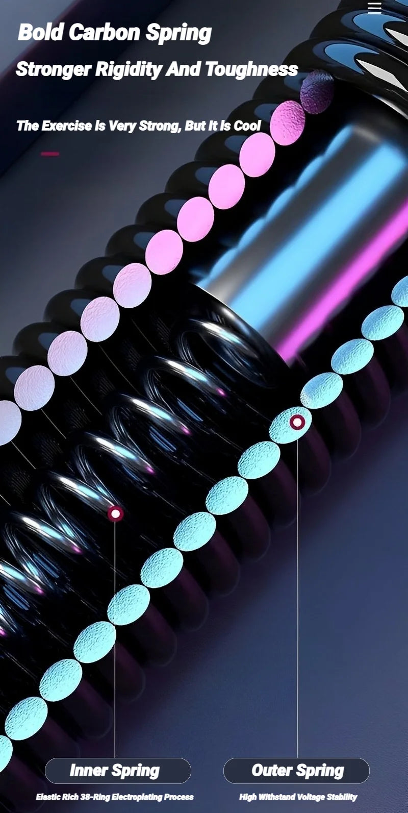 מחזק זרועות וקפיץ כוח מקצועי – 20 עד 50 ק״ג