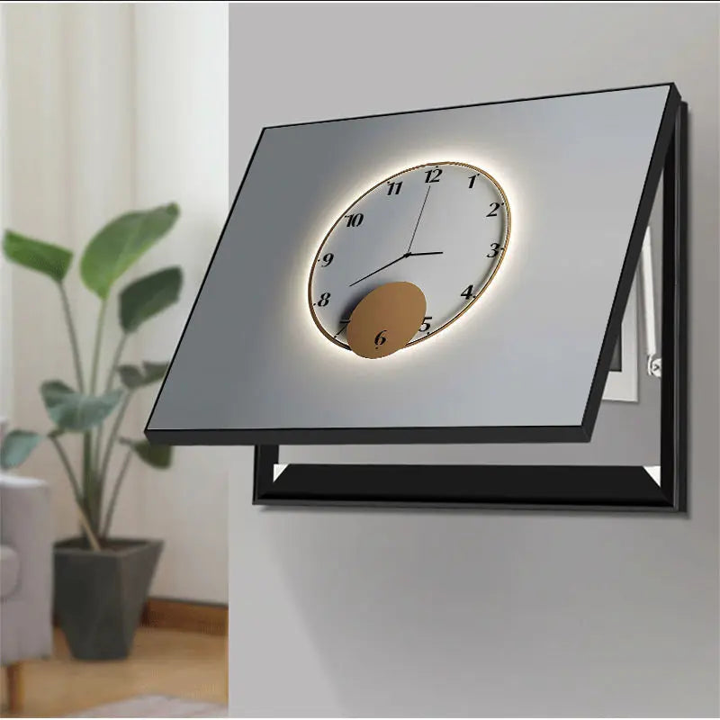 תמונת דקורציה “מסגרת מודרנית עם שעון קיר”