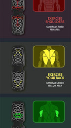 לוח שכיבות סמיכה צבעוני – מערכת אימון עליון מלאה