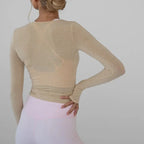 חולצת "אלורה" – Elora Wrap Yoga Top