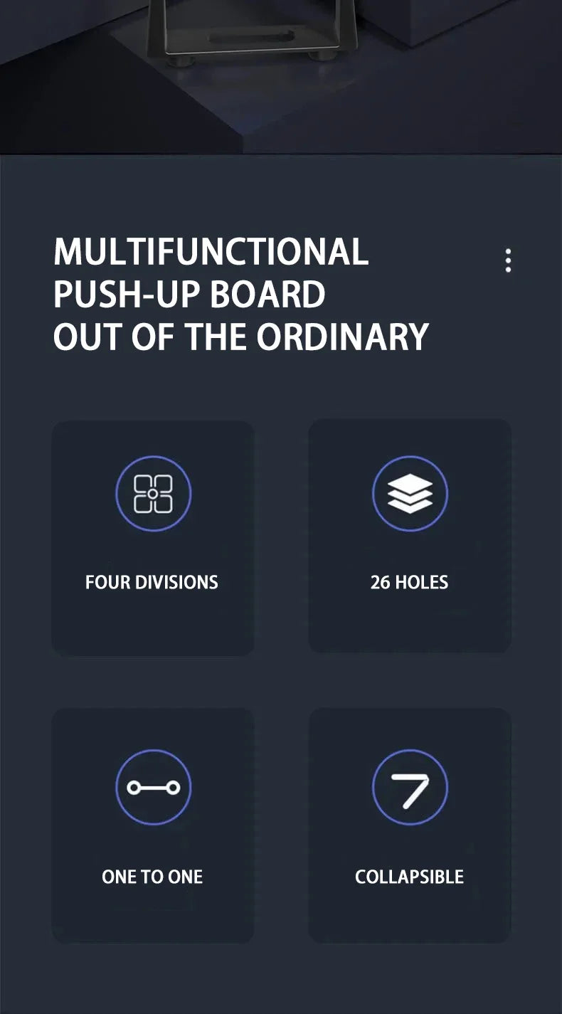 לוח שכיבות סמיכה צבעוני – מערכת אימון עליון מלאה