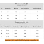 ויקטוריה - מעיל צמר שועל יוקרתי לאישה