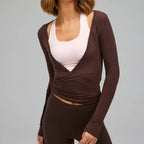 חולצת "אלורה" – Elora Wrap Yoga Top