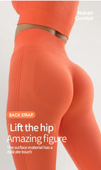 סט “ליאן” – סט יוגה מחטב עם טייץ היי־וויסט וחזיית ספורט נשית ויציבה