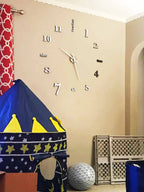 שעון קיר 3D מודרני בהדבקה עצמית