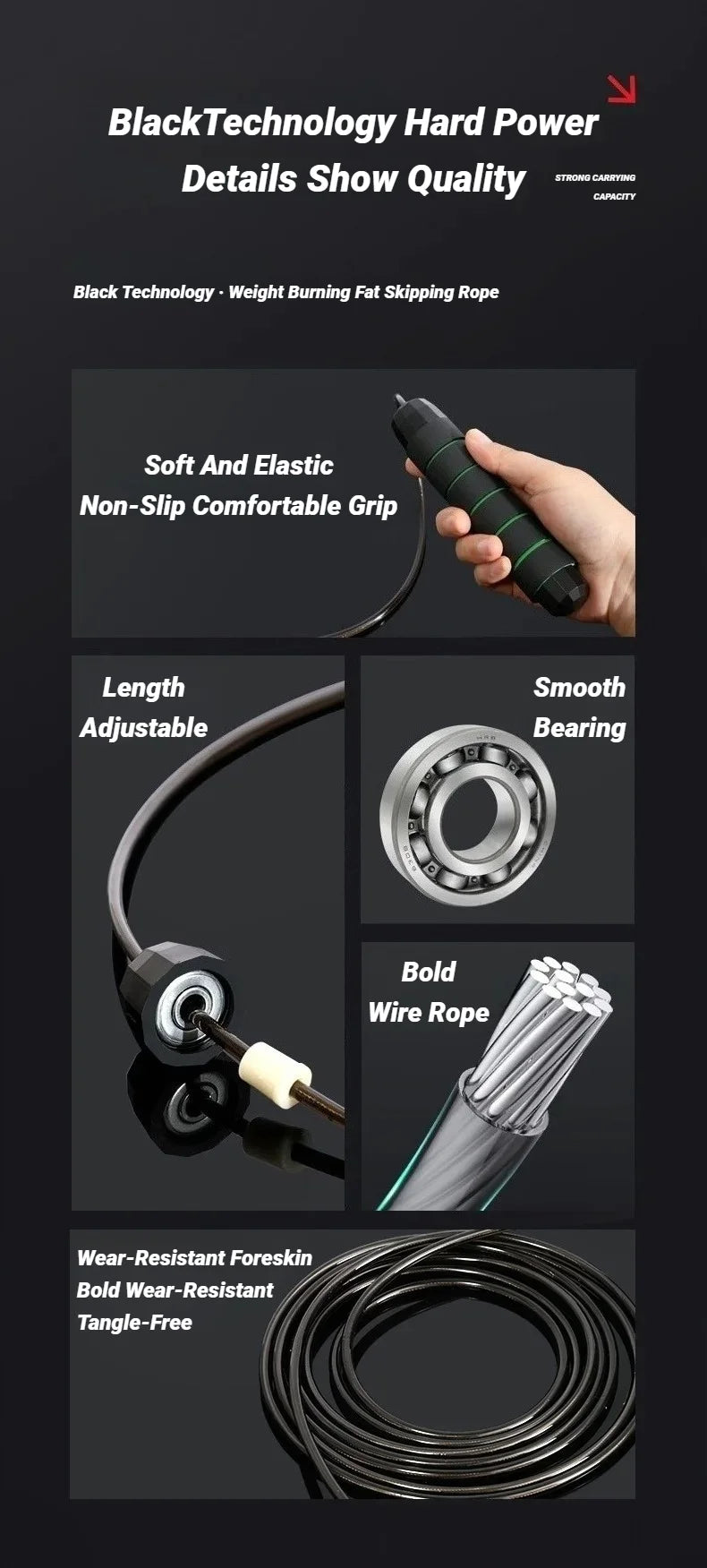 חבל קפיצה מקצועי לשריפת שומן – הדור החדש