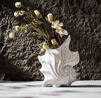 אגרטל קונכייה "גלי" מקרמיקה בעיצוב מודרני