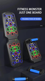 לוח שכיבות סמיכה צבעוני – מערכת אימון עליון מלאה