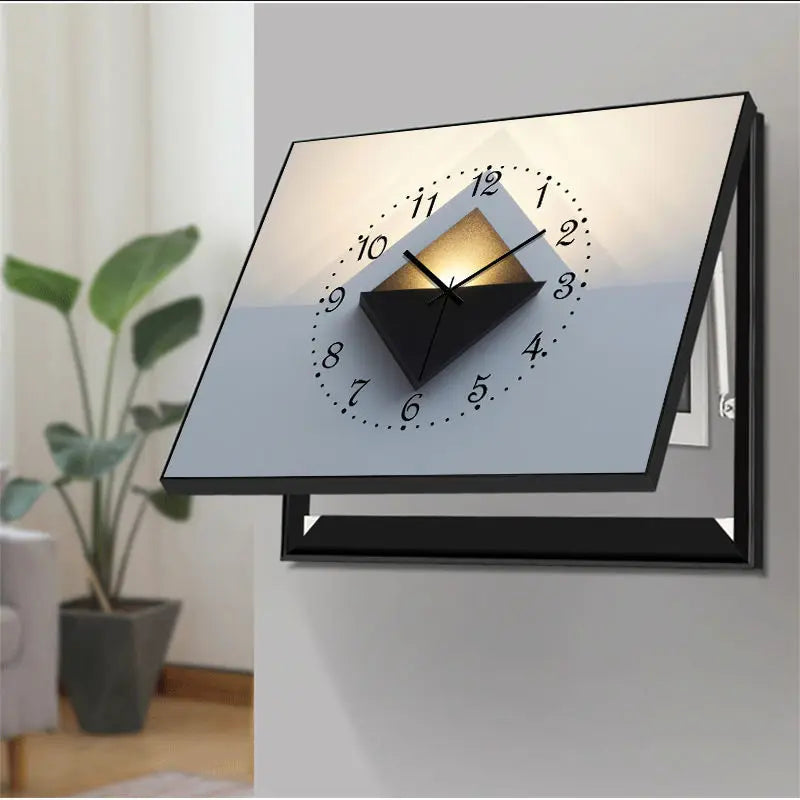 תמונת דקורציה “מסגרת מודרנית עם שעון קיר”