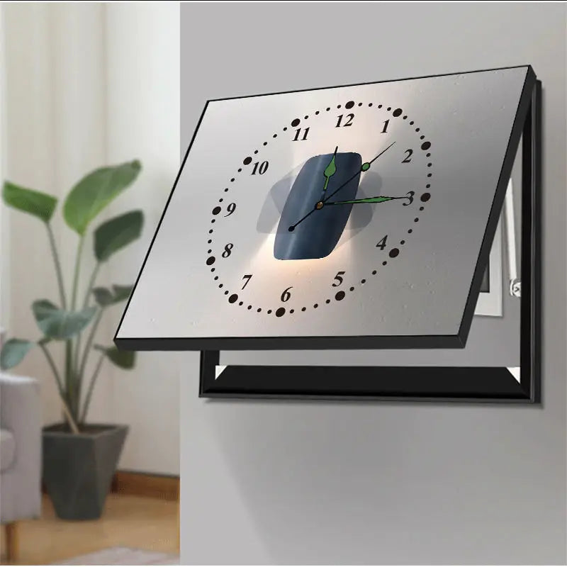 תמונת דקורציה “מסגרת מודרנית עם שעון קיר”