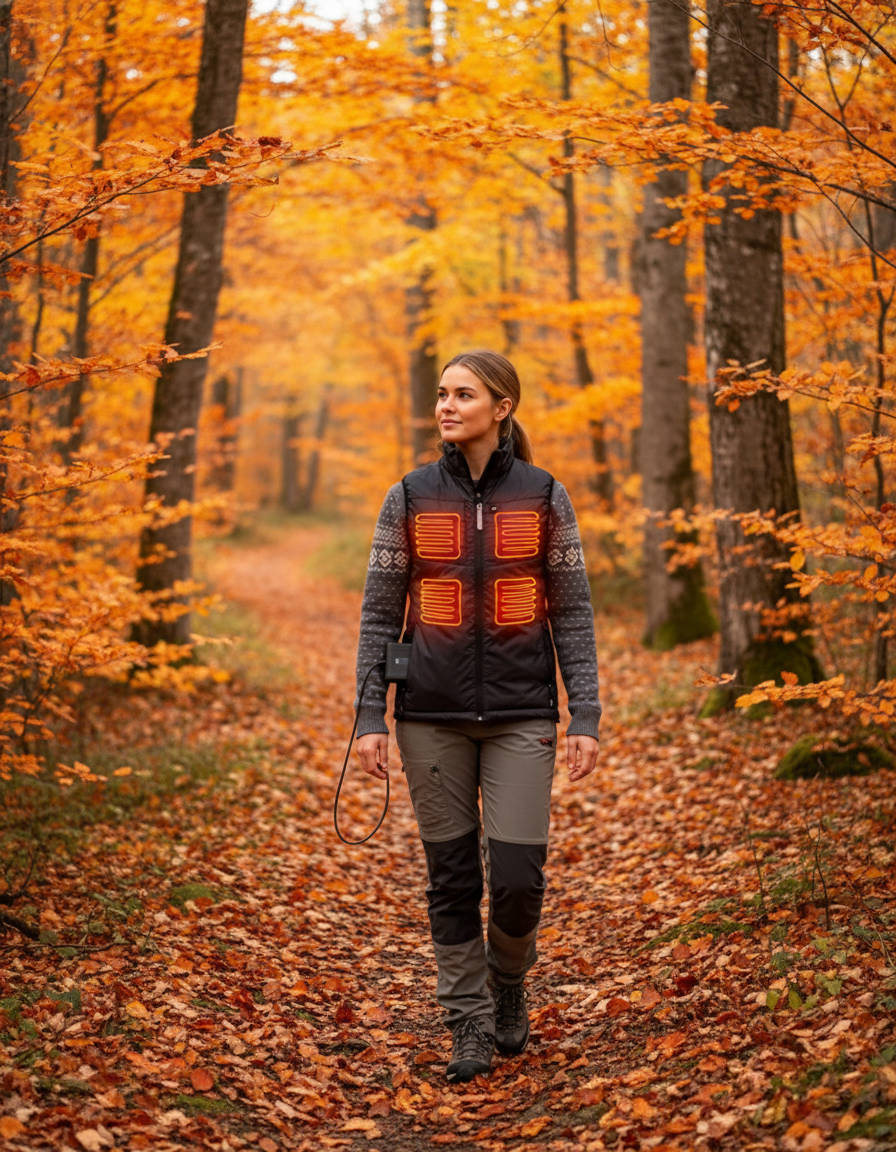 HeatMaster Pro | אפוד חימום USB רב-אזורי