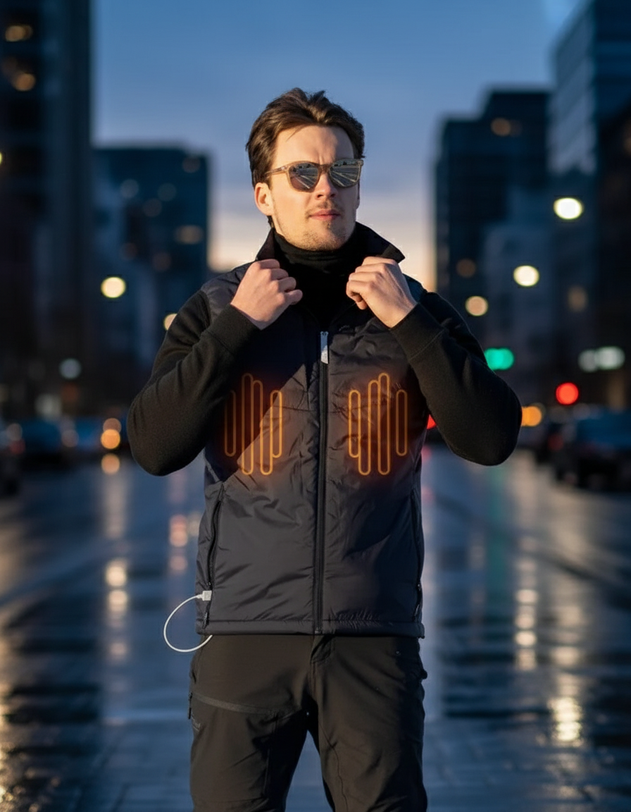 HeatMaster Pro | אפוד חימום USB רב-אזורי